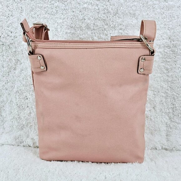 Emilie M. Pink Crossbody Shoulder Bag - Picture 11 of 12